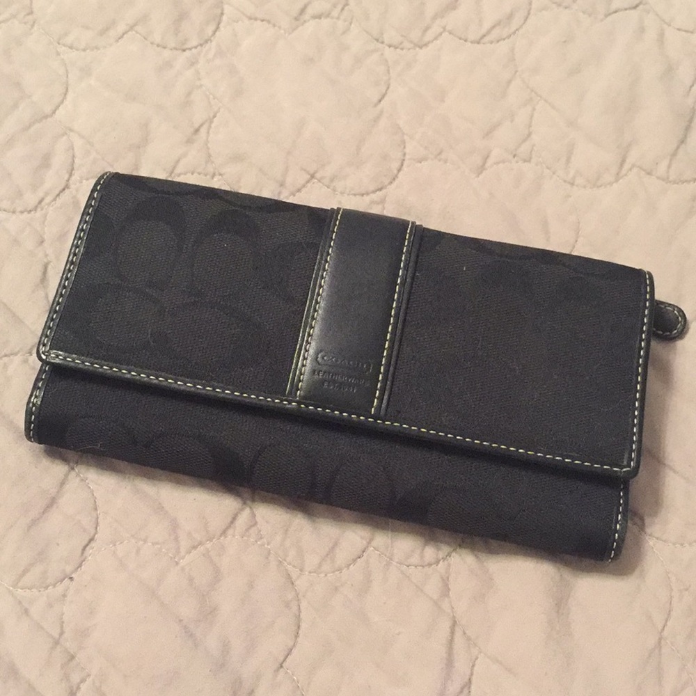 Black Coach wallet